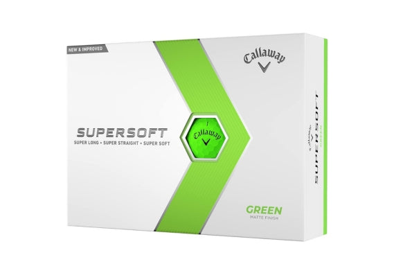 Balle de golf - Callaway Supersoft Verte - 12 unités