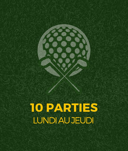 Partie de golf 18 trous - Club de golf St-Simon