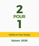 Coupon 2 POUR 1 - Valide en Tout Temps