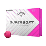 Balle de golf - Callaway Supersoft rose - 12 unités