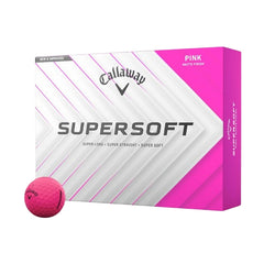 Balle de golf rose - Balle de golf Callaway Supersoft boite de 12 - Golf Saint-Simon
