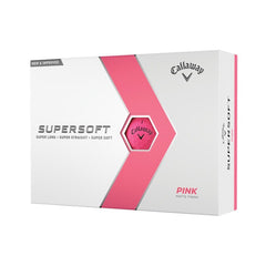 Balle de golf rose - Balle de golf Callaway Supersoft boite de 12 - Golf Saint-Simon