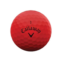 Balle de golf rouge - Balle Callaway Supersoft - Balle de couleur - Boutique golf Saint-Simon