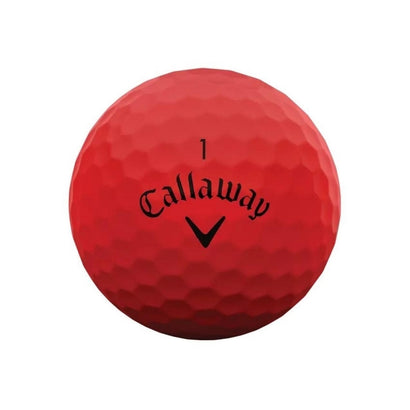 Balle de golf rouge - Balle Callaway Supersoft - Balle de couleur - Boutique golf Saint-Simon