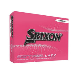 Balle de golf rose Srixon Soft Feel Lady 12 unités - Golf Saint-Simon