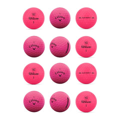 Balle de golf rose recyclée 12 unités -Marque mixe - Boutique Golf Saint-Simon