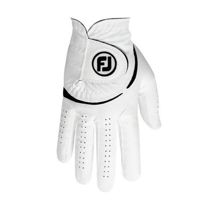 Gant de golf synthétique - Gant FootJoy Weather Sof blanc pour homme - Golf Saint-Simon