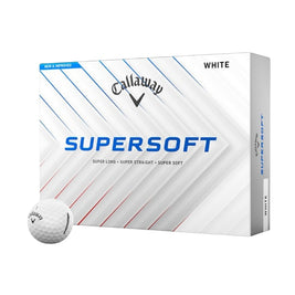 Balle de golf Callaway Supersoft blanche - Boite de 12 - Golf Saint-Simon