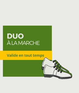 Forfait golf duo à la marche - en tout temps