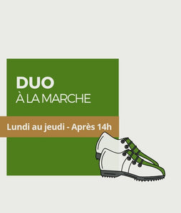 Forfait golf duo à la marche - en semaine - après 14h