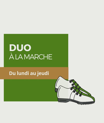 Forfait golf duo à la marche - en semaine