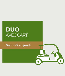 Forfait golf duo avec cart - en semaine