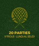 20 Parties - 9 Trous / LUN-JEU