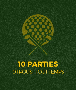 Partie de golf 9 trous - golf st-simon